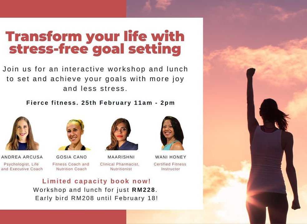 Fierce fitness monthly events and workshops